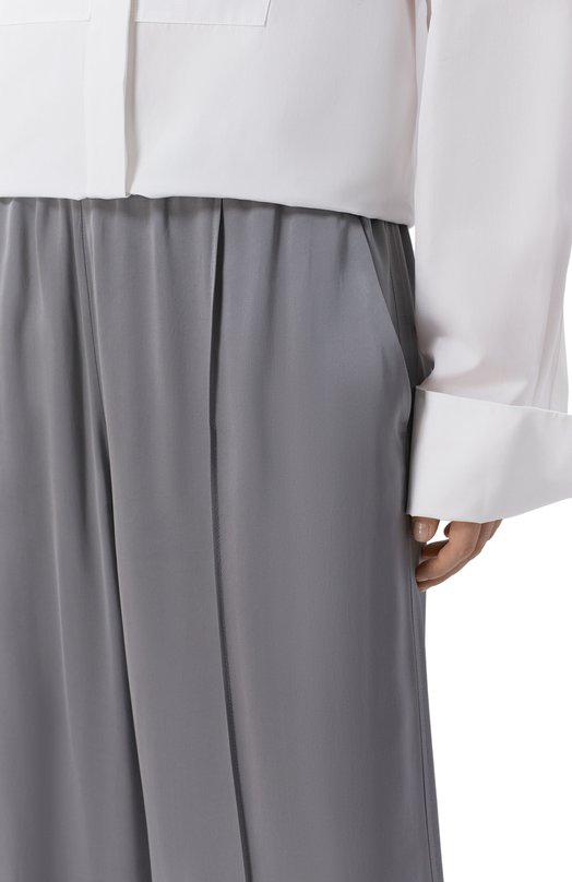 Брюки из вискозы Jil Sander J02KA0180/J65022 Серый  J02KA0180/J65022 Фото 5