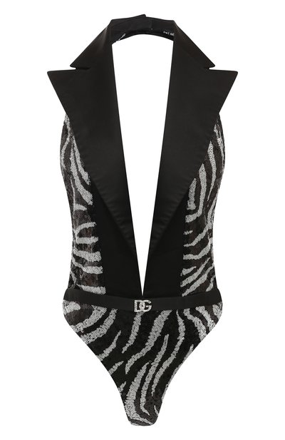 Боди с отделкой пайетками DOLCE & GABBANA, арт. F755NZ/FLUA0, фото 1