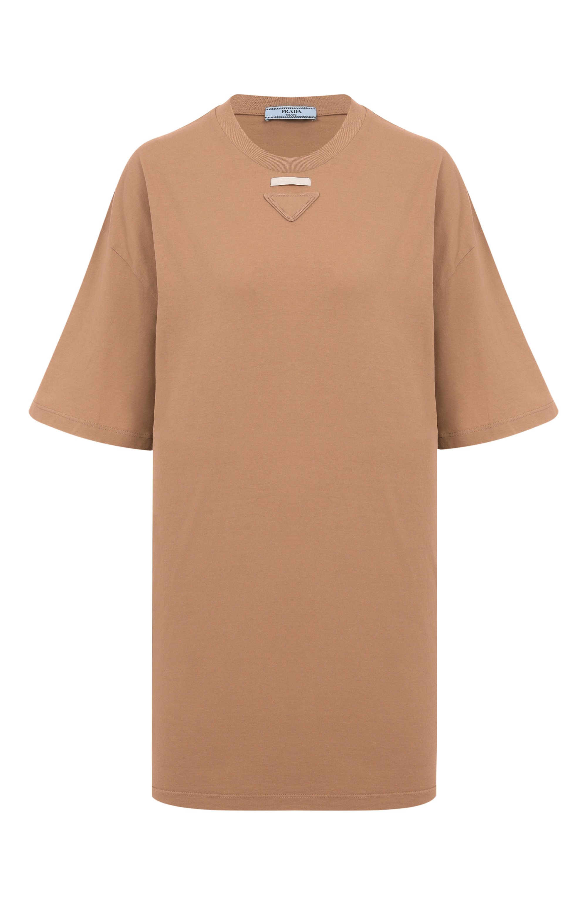 Хлопковая футболка PRADA, арт. 3558A/12ZB, фото 1