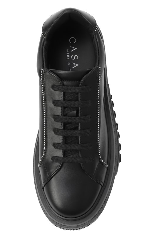 Кожаные кеды Nexus Casadei 2X076A070NSALEN Чёрный  2X076A070NSALEN Фото 6