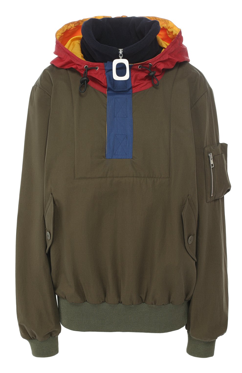 Хлопковая куртка JW ANDERSON хаки цвета по цене 64600 руб., арт. JK03619A 186/525, фото 1 Хлопковая куртка JW ANDERSON, арт. JK03619A 186/525, фото 1