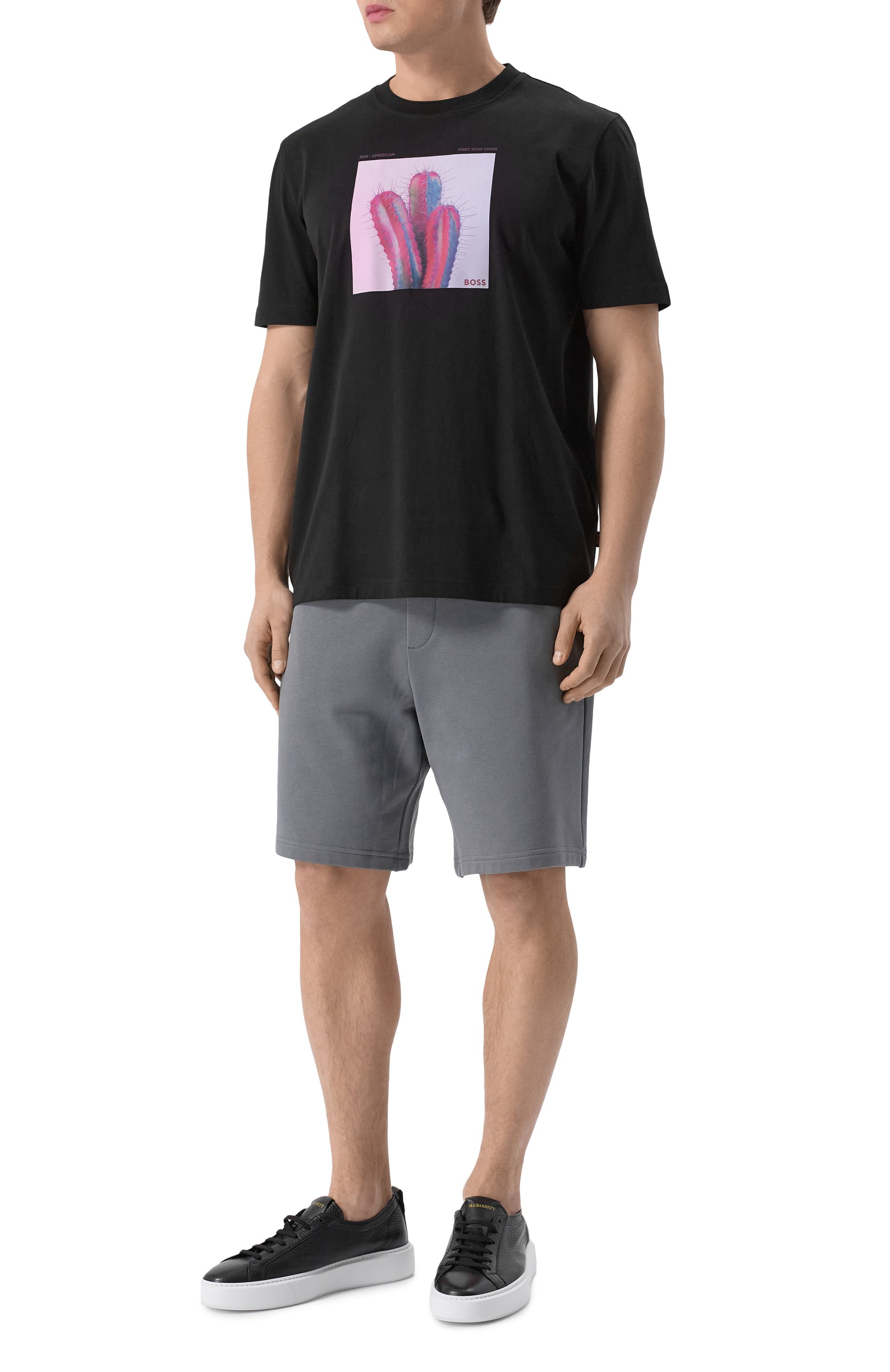 Хлопковые шорты HUGO, арт. 50530696, фото 2