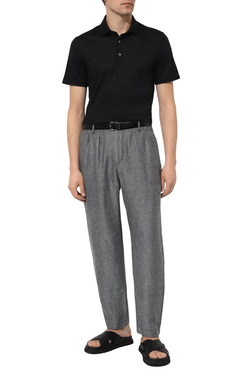 Льняные брюки HANNES ROETHER, арт. PA21PER.6048, фото 2