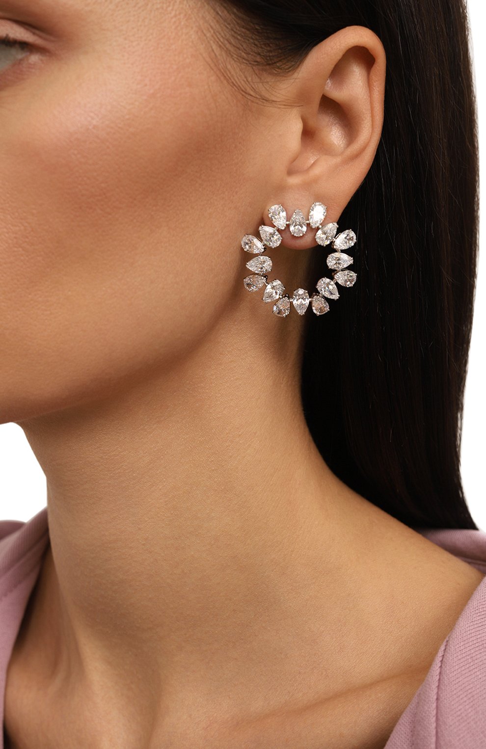 Серьги millenia SWAROVSKI серебряного цвета по цене 29950 руб., арт. 5601509, фото 2 Серьги millenia SWAROVSKI, арт. 5601509, фото 2