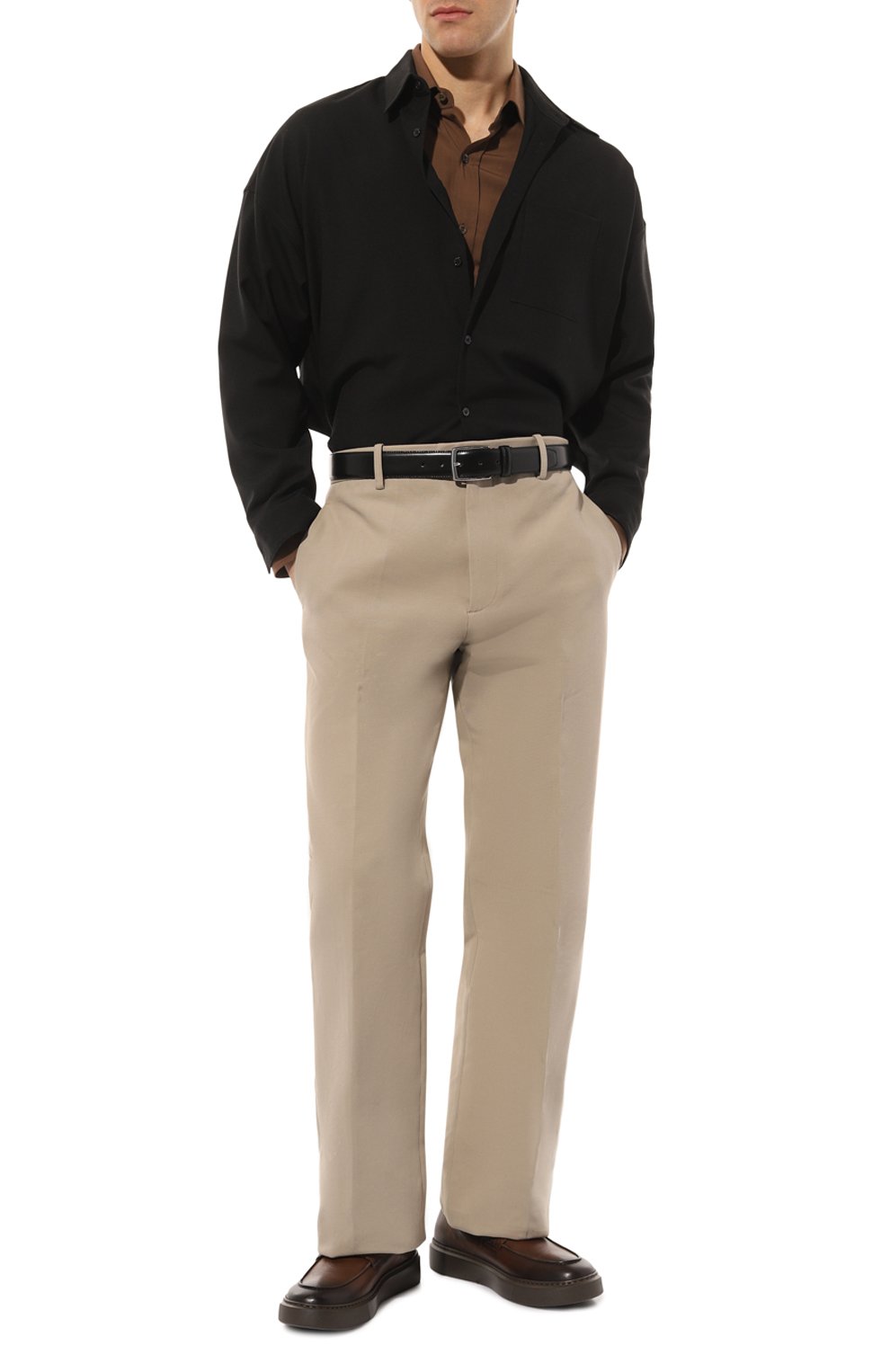 Шерстяная рубашка MARNI черного цвета по цене 75750 руб., арт. CUMU0061A3/TW839, фото 2 Шерстяная рубашка MARNI, арт. CUMU0061A3/TW839, фото 2