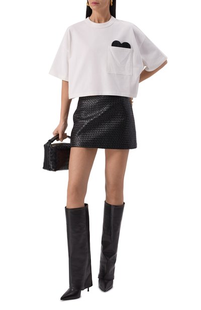 Хлопковая футболка BOTTEGA VENETA, арт. 817573/V4XI0, фото 2