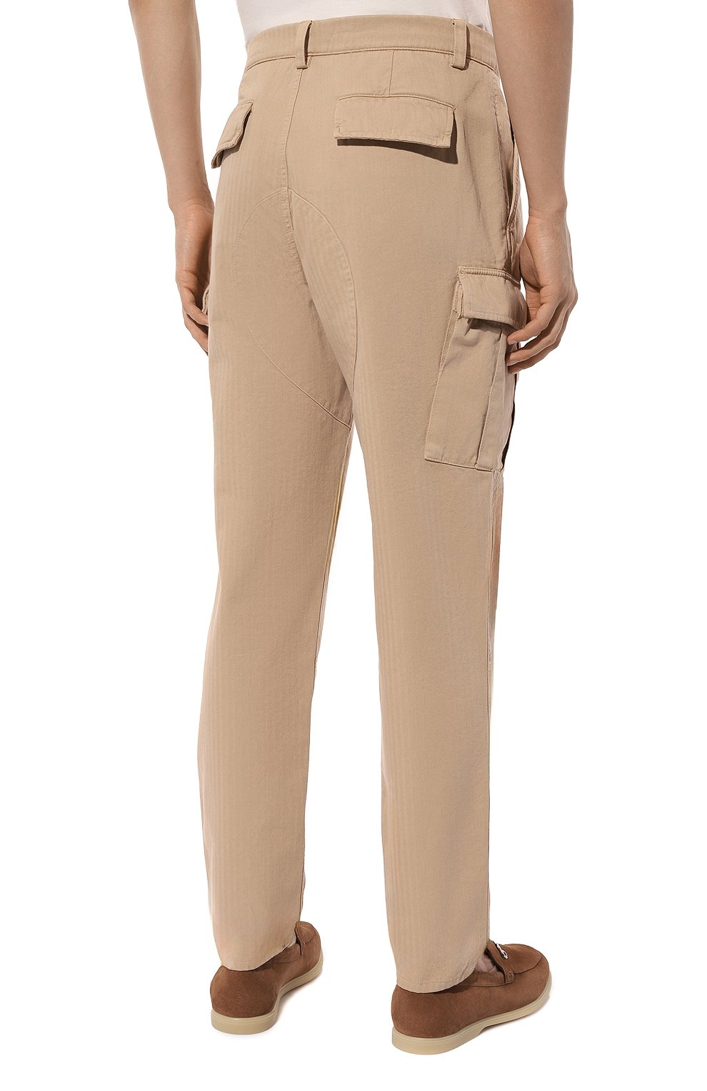 Хлопковые брюки-карго BRUNELLO CUCINELLI, арт. M246DB2144, фото 4