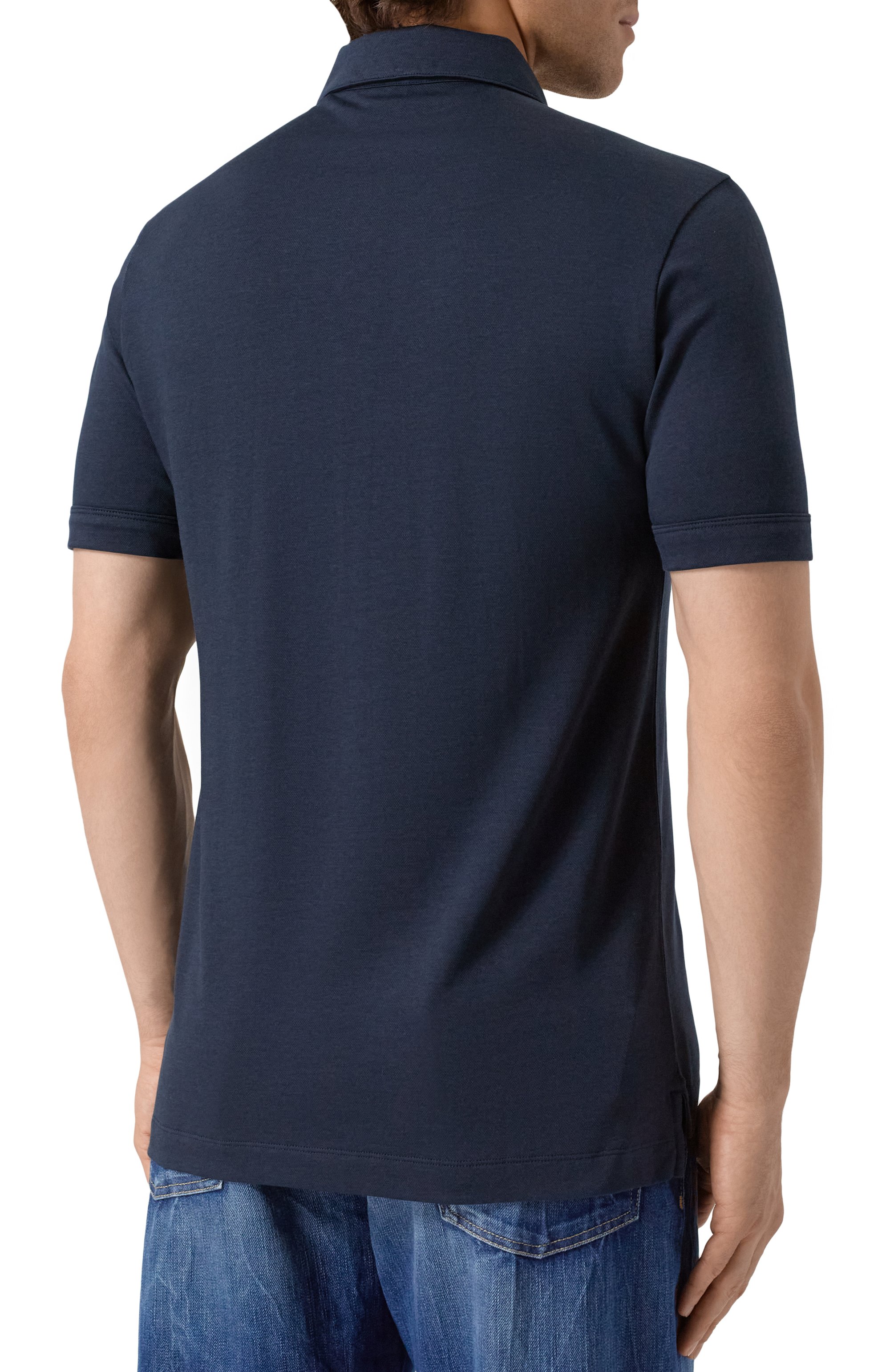 Поло из лиоцелла и хлопка BOSS, арт. 50544091, фото 4