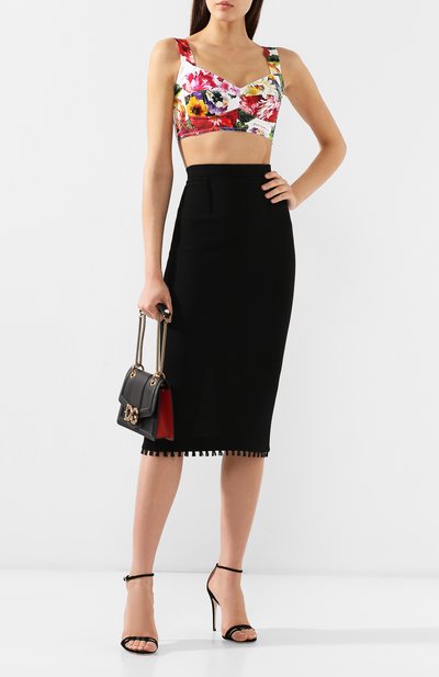 Топ-бюстье DOLCE & GABBANA разноцветного цвета по цене 77850 руб., арт. F7Y28T/FSFIV, фото 2 Топ-бюстье DOLCE & GABBANA, арт. F7Y28T/FSFIV, фото 2
