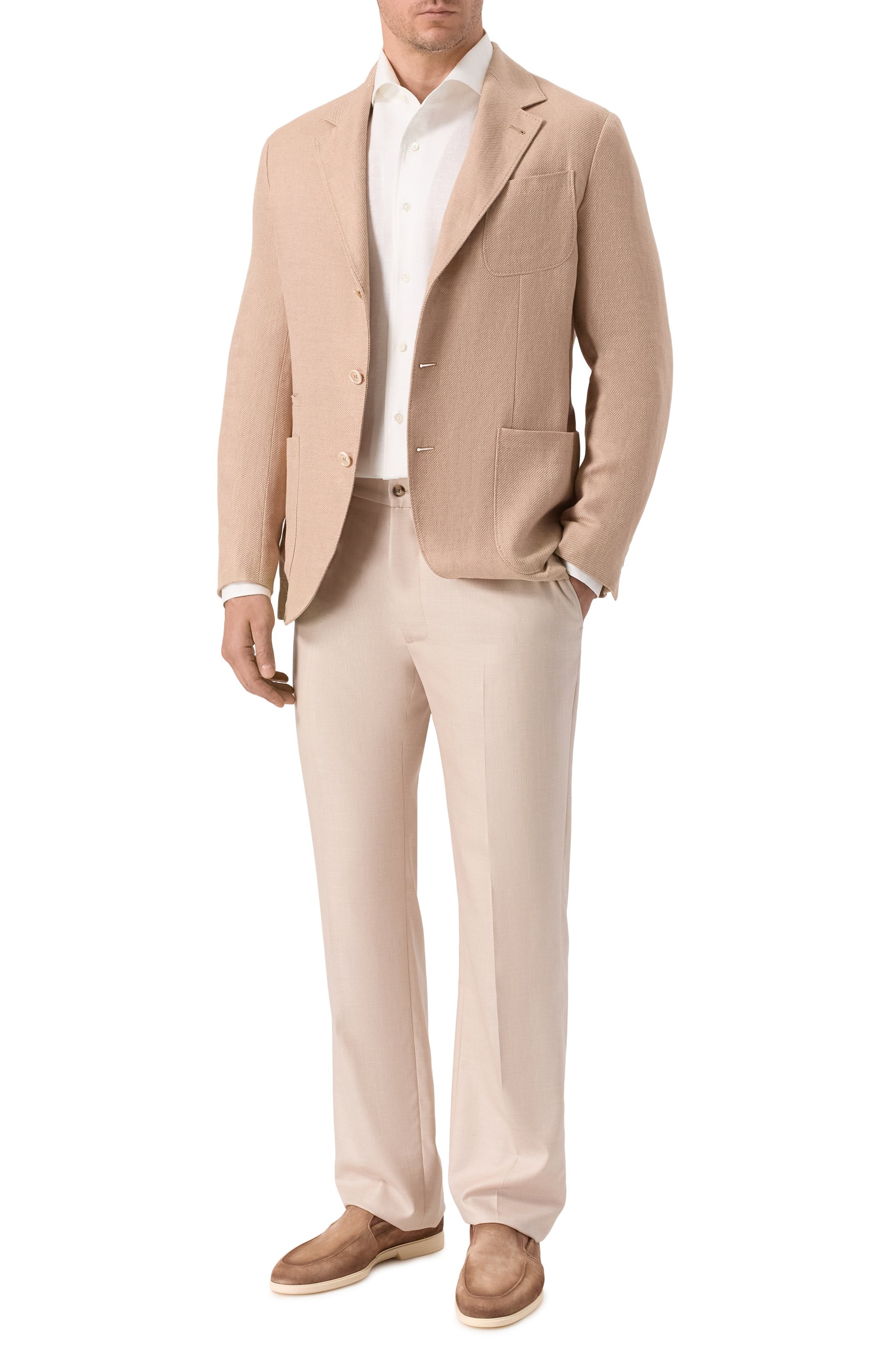 Брюки из шерсти и шелка MVST, арт. M26.CSM.T415/740-W00L/SILK, фото 2