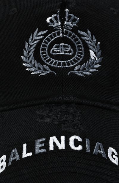 Хлопковая бейсболка BALENCIAGA, арт. 661887/310B2, фото 4