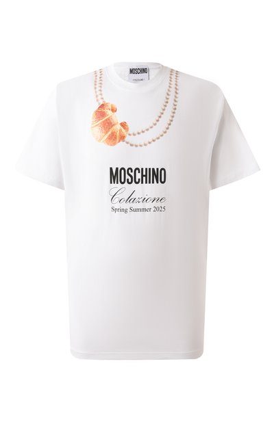 Мужская хлопковая футболка MOSCHINO, арт. J0707/0241