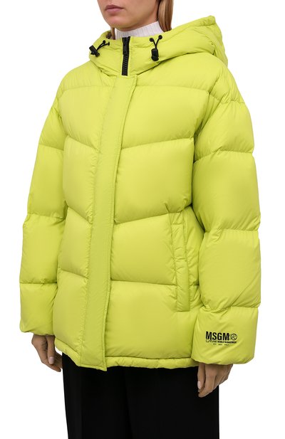 Пуховик MSGM зеленого цвета по цене 89650 руб., арт. 3141MDH05X 217702, фото 3 Пуховик MSGM, арт. 3141MDH05X 217702, фото 3