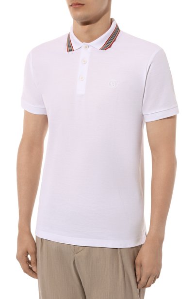 Хлопковое пол�о BURBERRY, арт. 8084018, фото 3