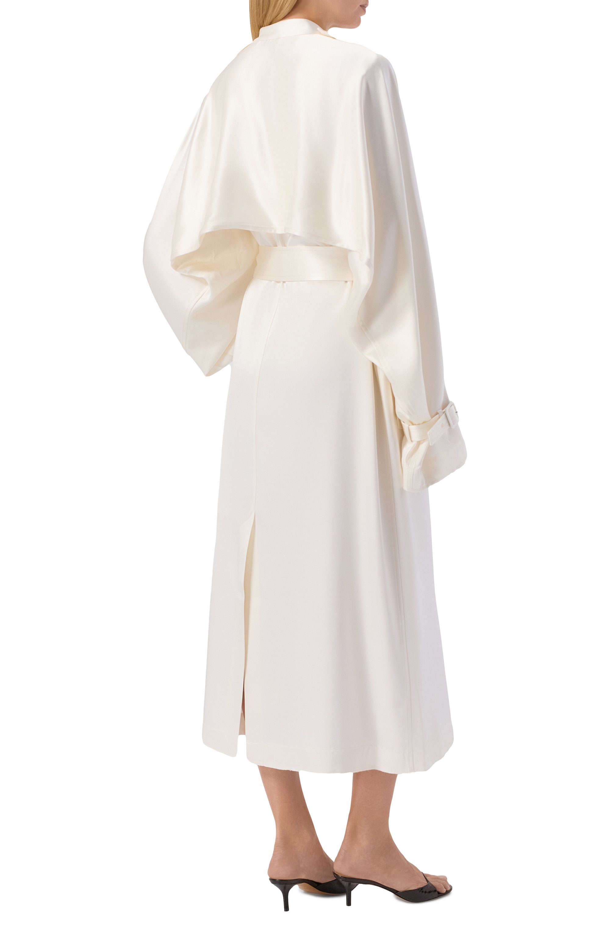 Атласный тренч TOTEME, арт. 262-WR00288-FB0526, фото 4