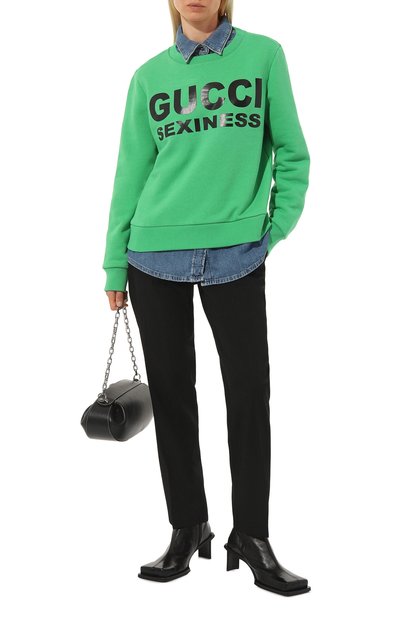 Хлопковый свитшот GUCCI, арт. 623450 XJCLC, фото 2