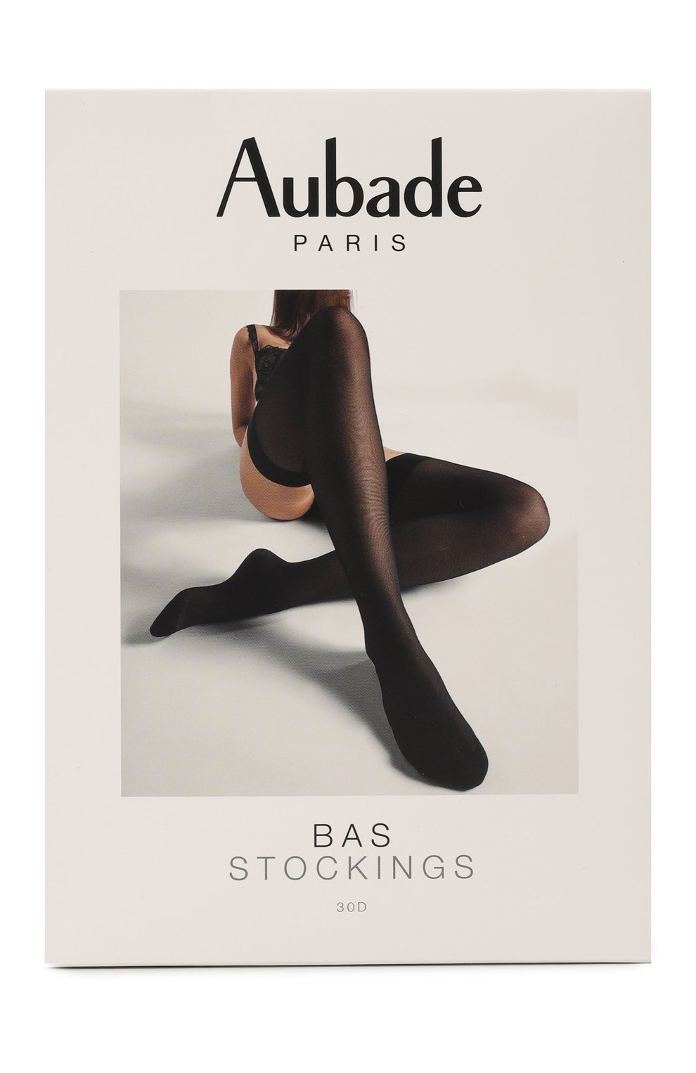 Чулки AUBADE черного цвета по цене 6400 руб., арт. B098C, фото 1 Чулки AUBADE, арт. B098C, фото 1