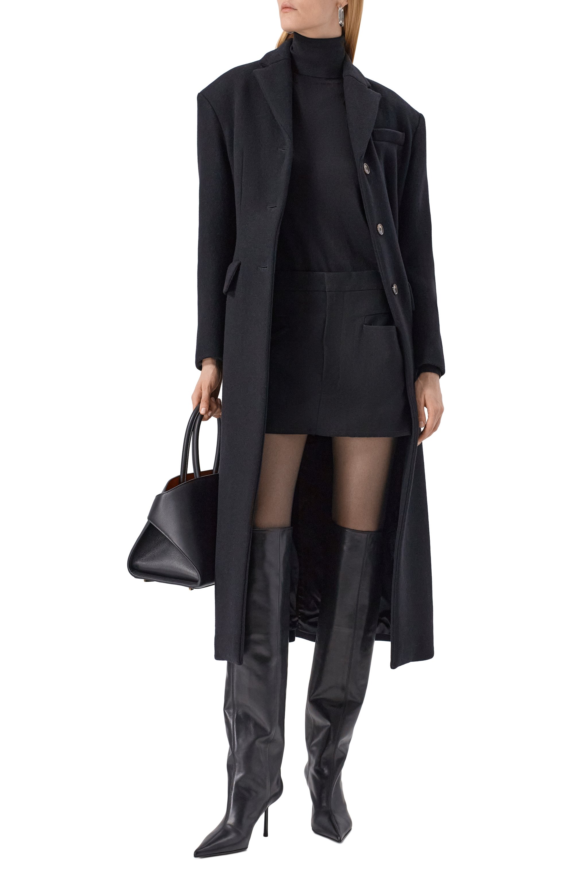 Кожаные ботфорты bella 80 LE SILLA черного цвета по цене 127500 руб., арт. 4276Y080BXPPESY, фото 2 Кожаные ботфорты bella 80 LE SILLA, арт. 4276Y080BXPPESY, фото 2