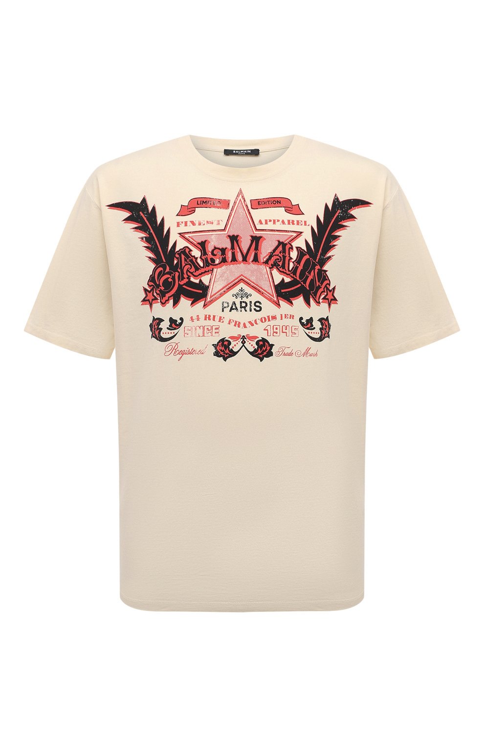 Хлопковая футболка BALMAIN, арт. CH1EG000/GD28, фото 1