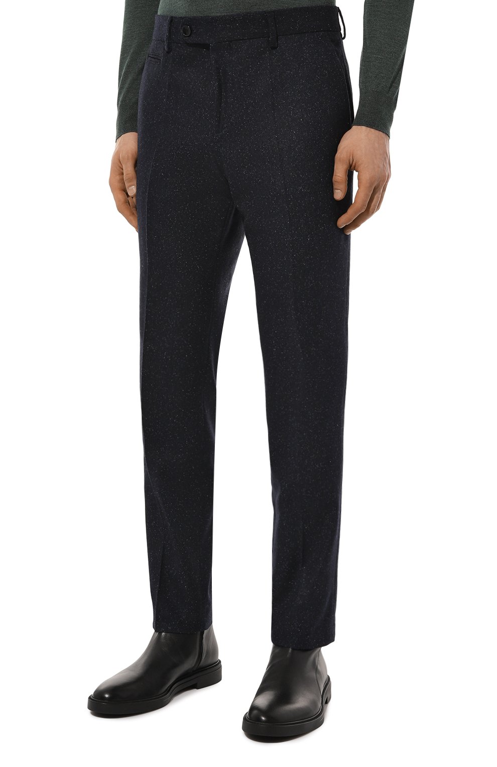 Брюки из шерсти и шелка BOSS, арт. 50528074, фото 3