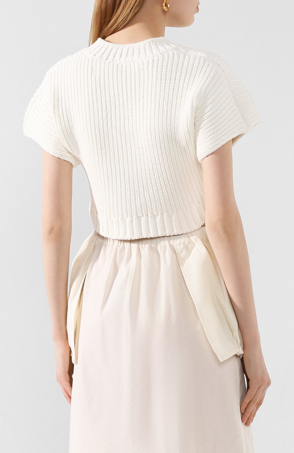 Хлопковый топ JACQUEMUS, арт. 201KN32/53120, фото 4