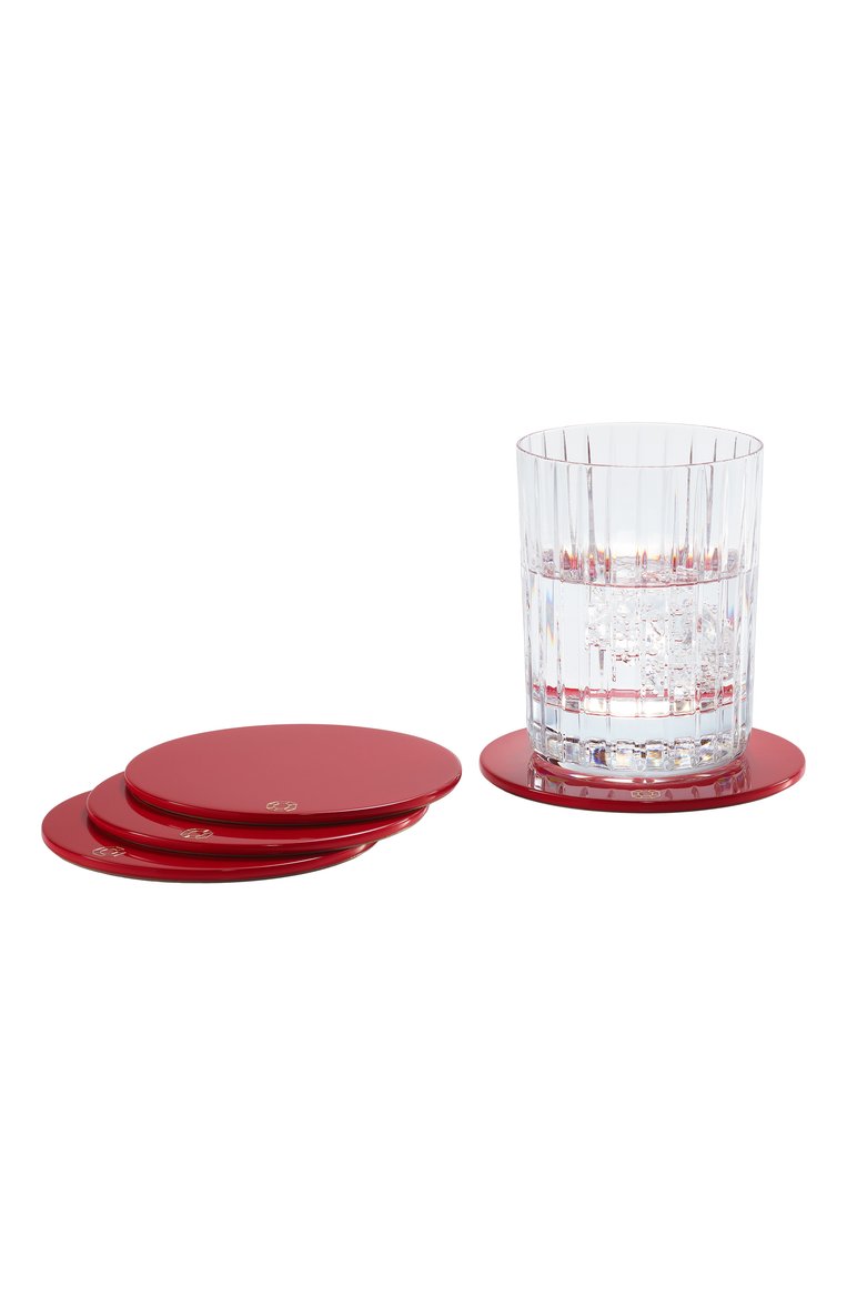 Набор из 4-х подставок octogone BACCARAT красного цвета, арт. 2 816 923 | Фото 3 (Нос: Не проставлено; Региональные ограничения белый список (Axapta Mercury): Не проставлено; Коллекция: Octogone)