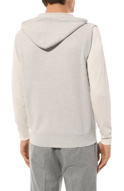 Хлопковый жилет BRUNELLO CUCINELLI, арт. M2920B2308, фото 4