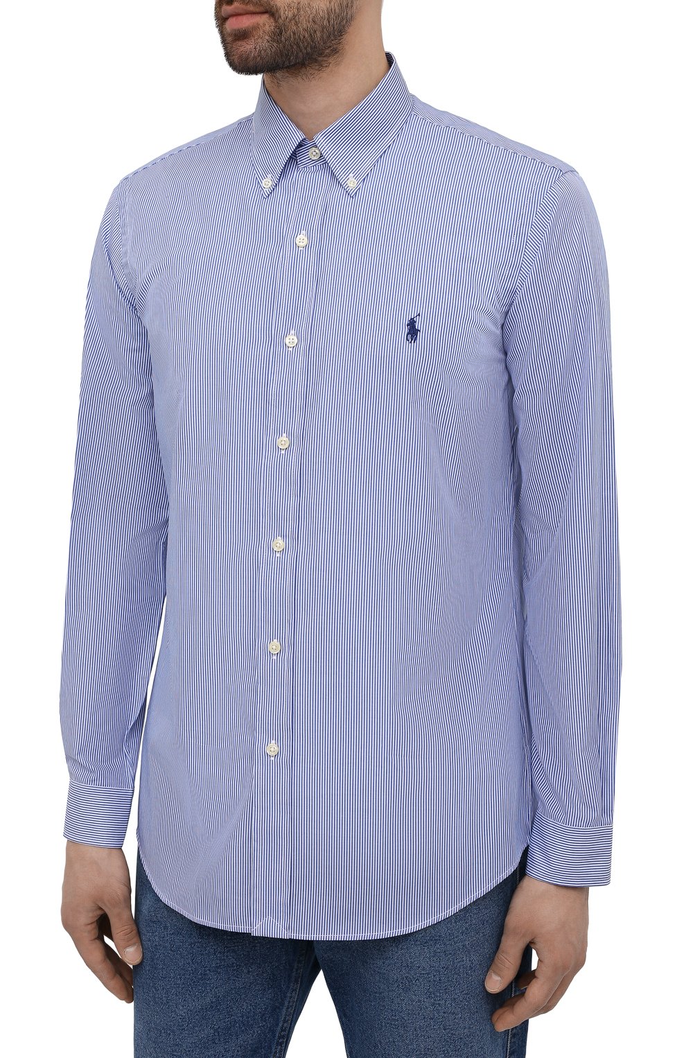 Хлопковая рубашка POLO RALPH LAUREN, арт. 710792044/2866, фото 3