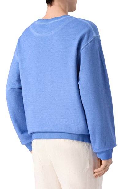 Свитшот изо льна и хлопка 120% LINO, арт. 33ALIM79IA/G461/S01, фото 4