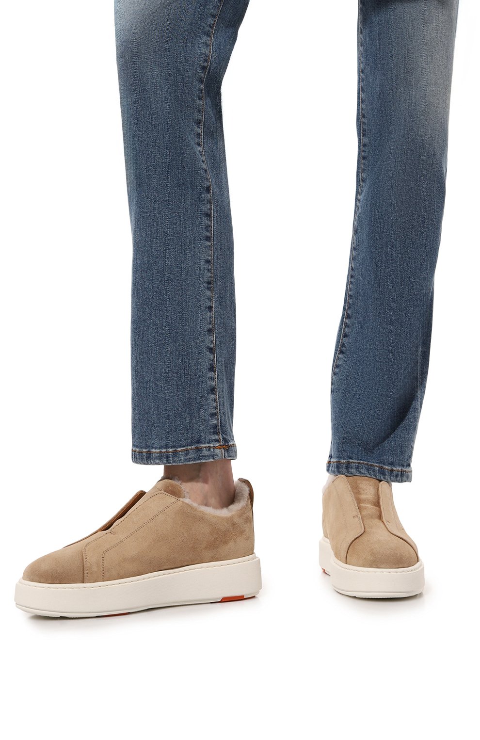 Замшевые кеды SANTONI, арт. WBCG61265BARPSAP, фото 3