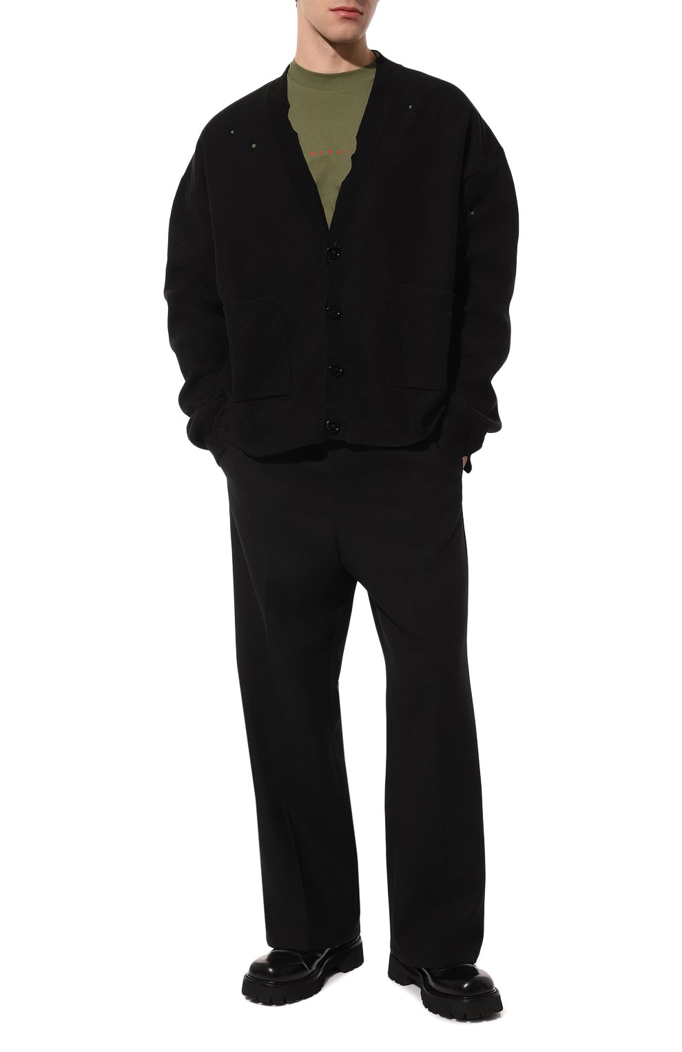 Хлопковая футболка MARNI, арт. HUMU0223P1/USCS87, фото 2