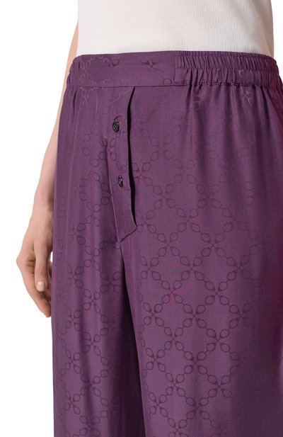 Шелковые брюки KIKI DE MONTPARNASSE, арт. H242PT106, фото 5