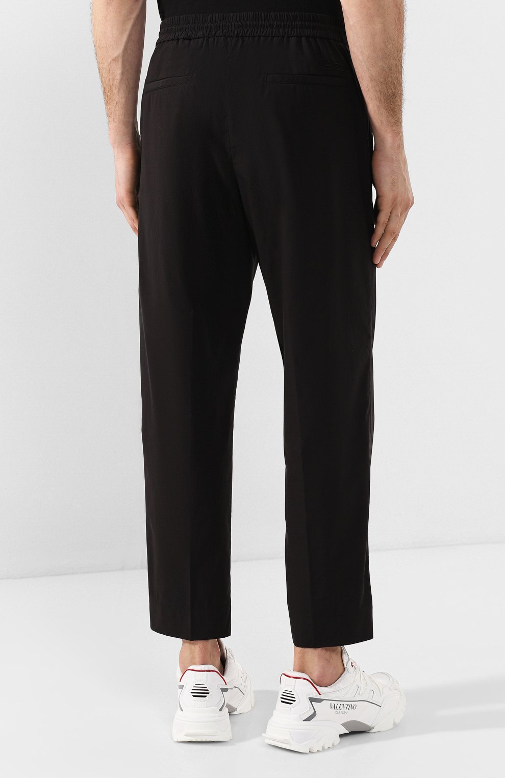 Хлопковые брюки KENZO черного цвета по цене 23650 руб., арт. FA55PA2151NC, фото 4 Хлопковые брюки KENZO, арт. FA55PA2151NC, фото 4