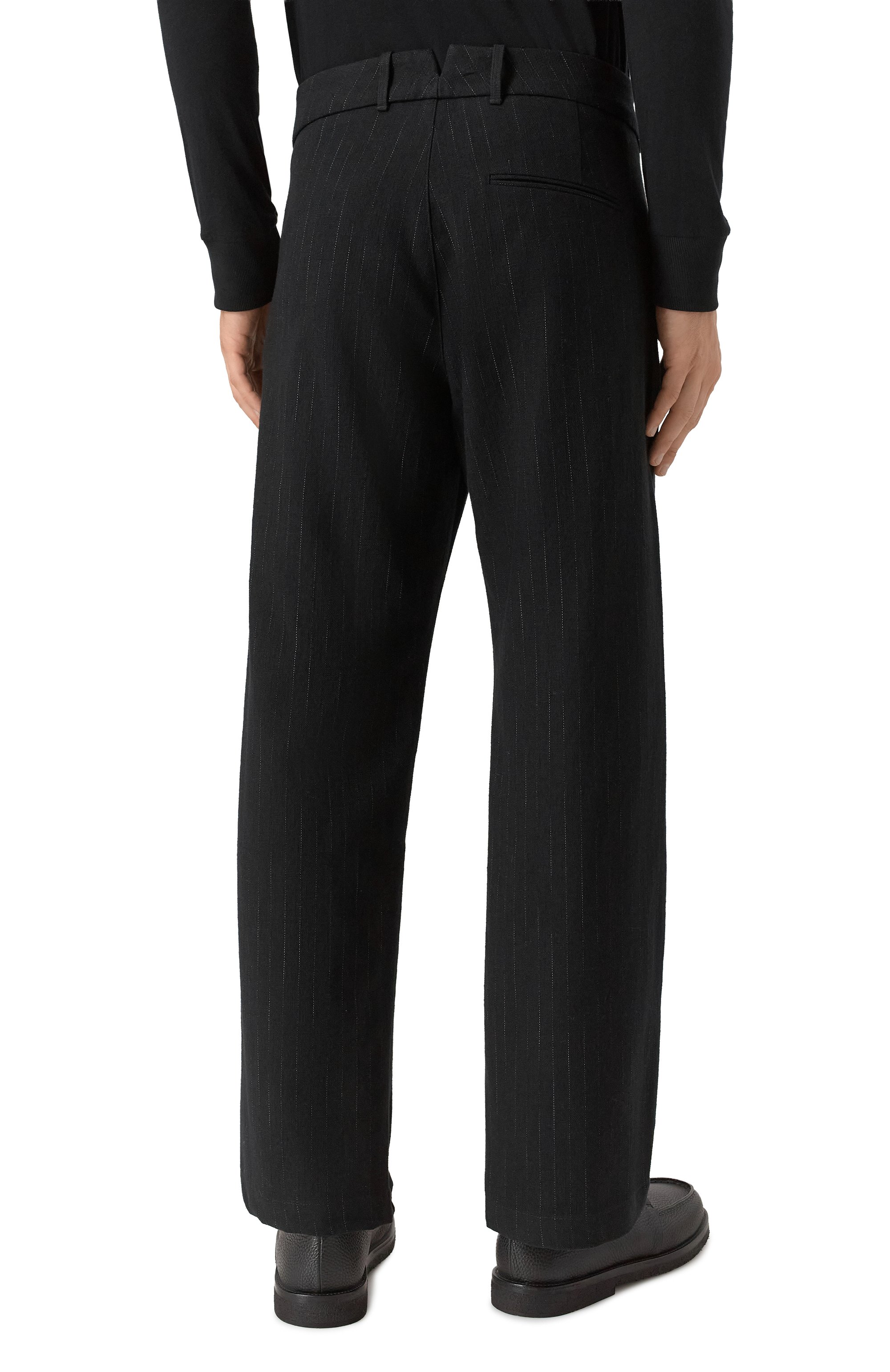 Брюки из хлопка и шерсти HANNES ROETHER, арт. TRA21VEL/7082, фото 4