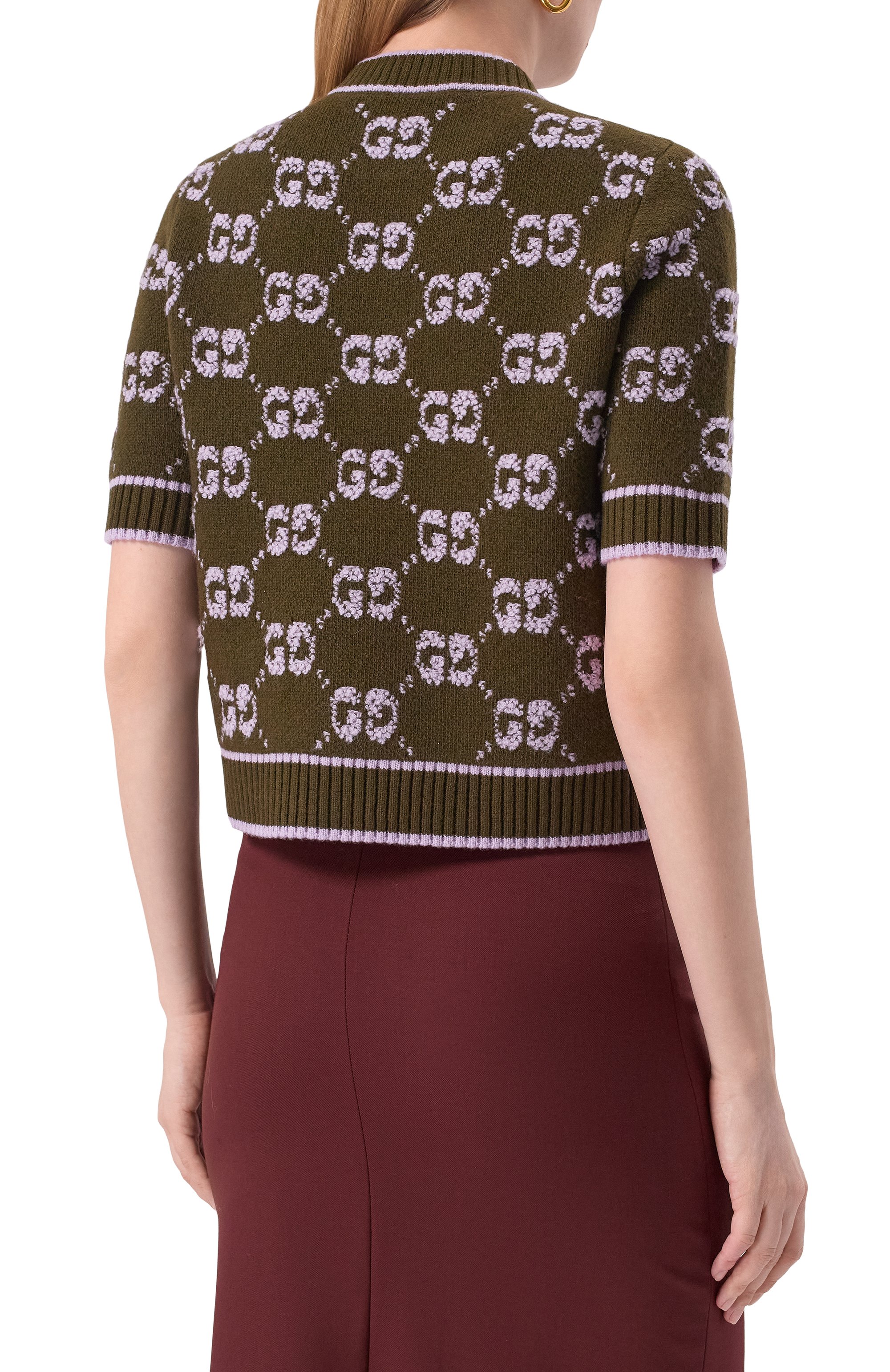 Шерстяной пуловер GUCCI, арт. 770059/XKCNA, фото 4