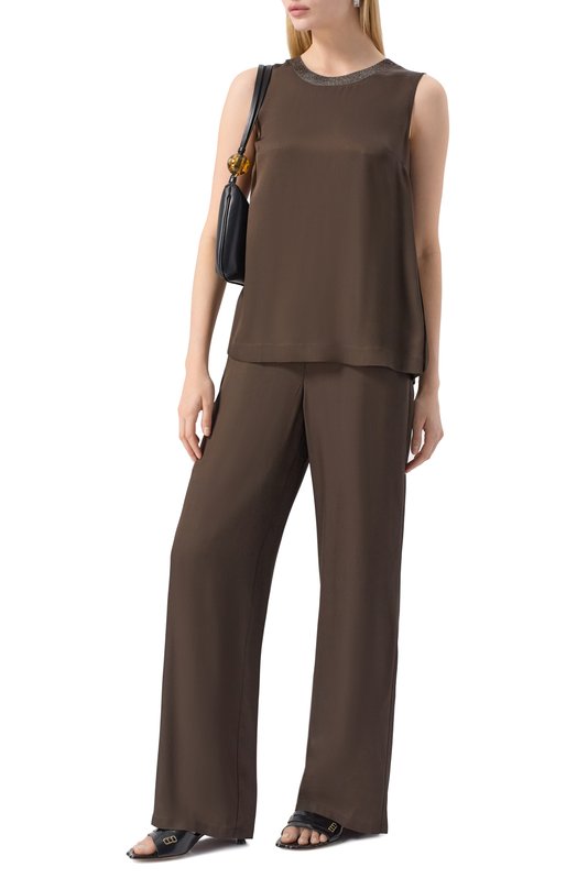 Брюки Lorena Antoniazzi PA31L/3612 Коричневый  PA31L/3612 Фото 2
