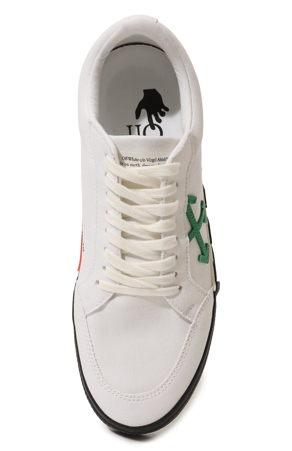 Текстильные кеды OFF-WHITE, арт. 0MIA085F22FAB001, фото 6