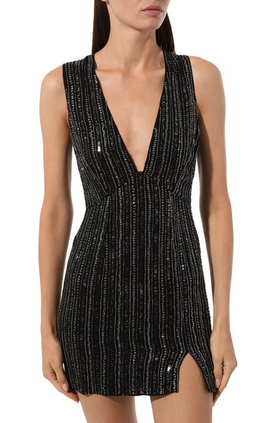 Платье с отделкой стразами и бисером PATRIZIA PEPE, арт. 8A1185_A309, фото 3