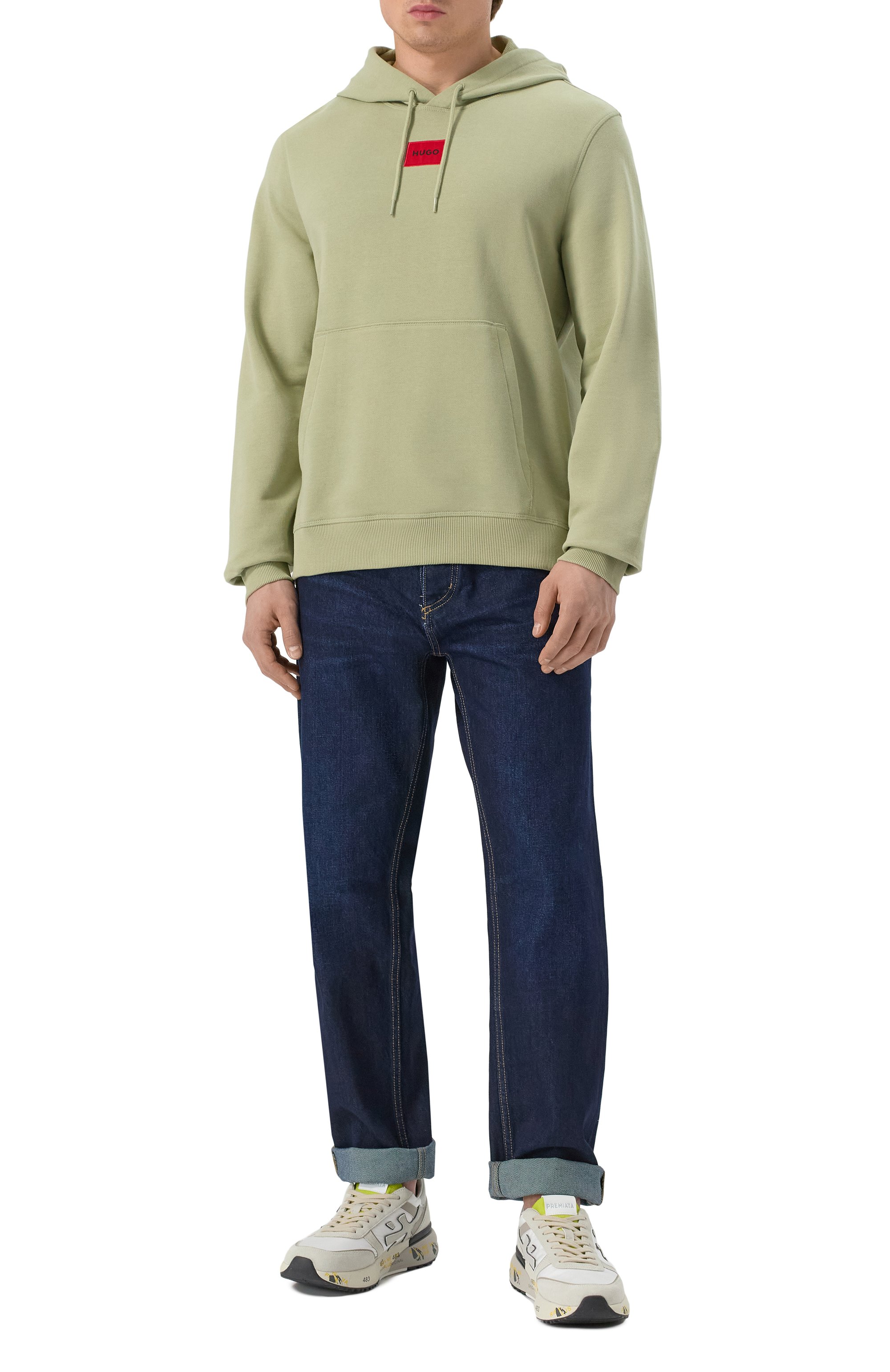 Хлопковое худи HUGO, арт. 50458700, фото 2