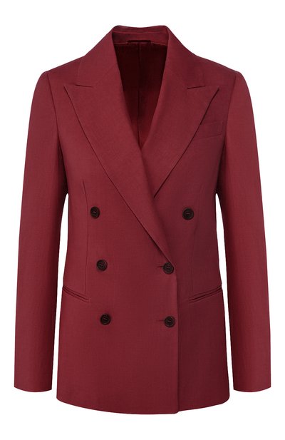 Женский жакет изо льна и хлопка BRUNELLO CUCINELLI, арт. MF5918924