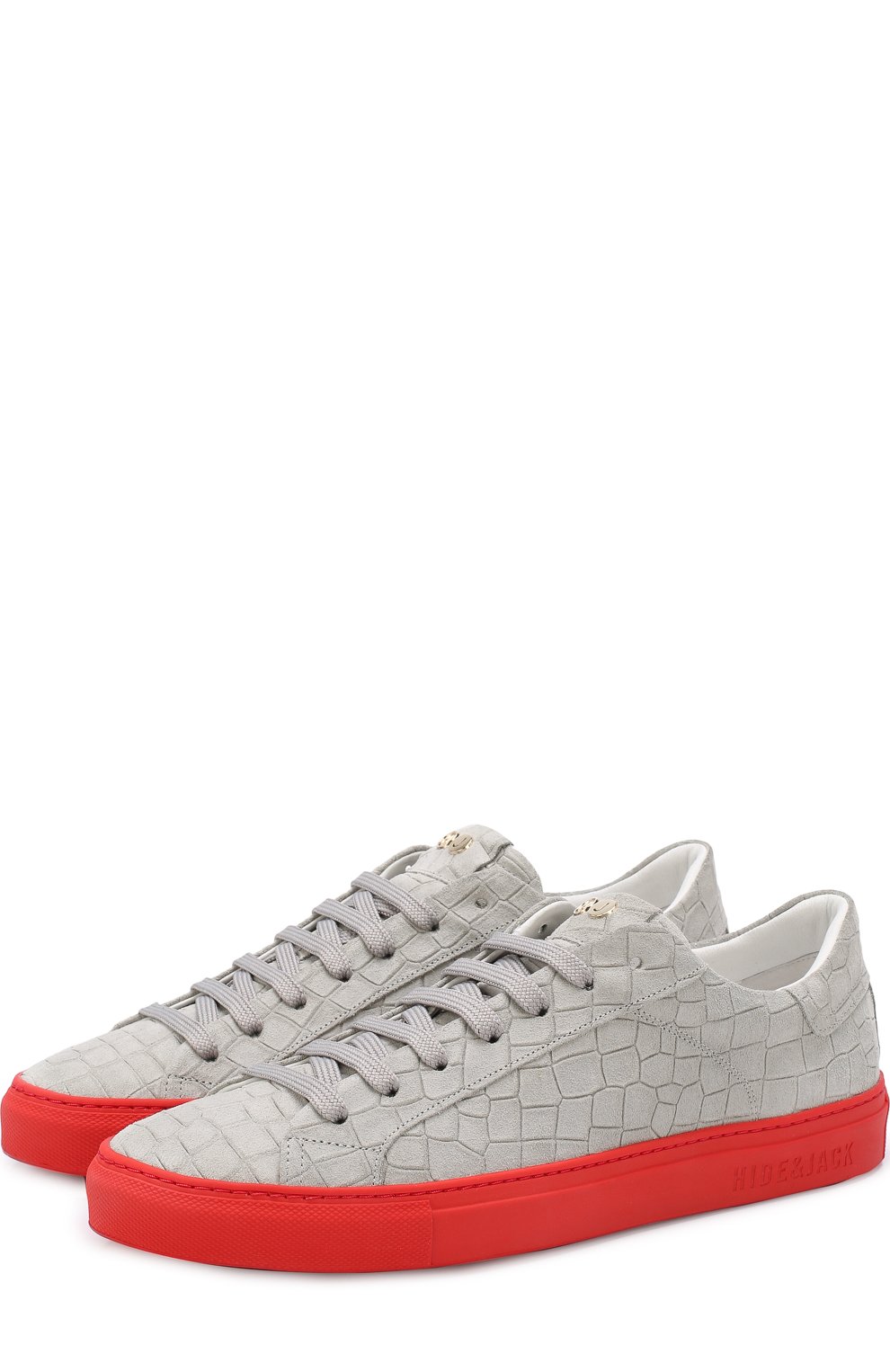 Замшевые кеды HIDE AND JACK, арт. CRCLGRYRED, фото 1