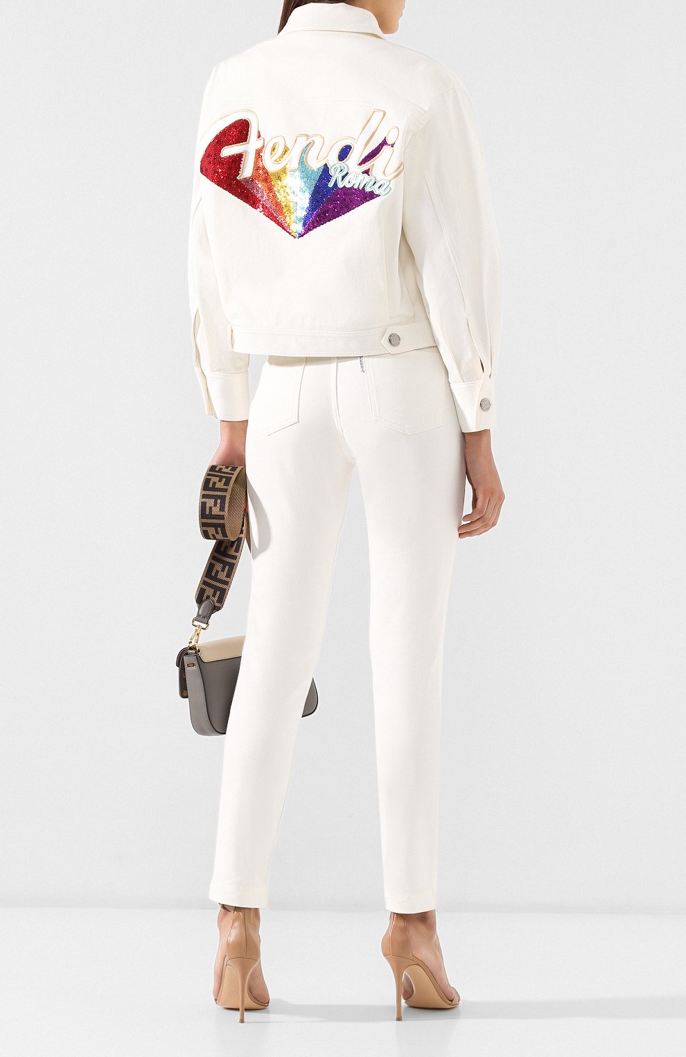 Джинсовая куртка FENDI, арт. FLF503 A5HR, фото 2