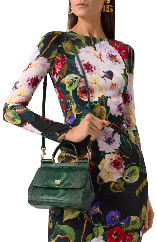 Сумка Sicily small Dolce & Gabbana BB9003_BE9003_BI9003/A1095_1 Зелёный  BB9003_BE9003_BI9003/A1095_1 Фото 2