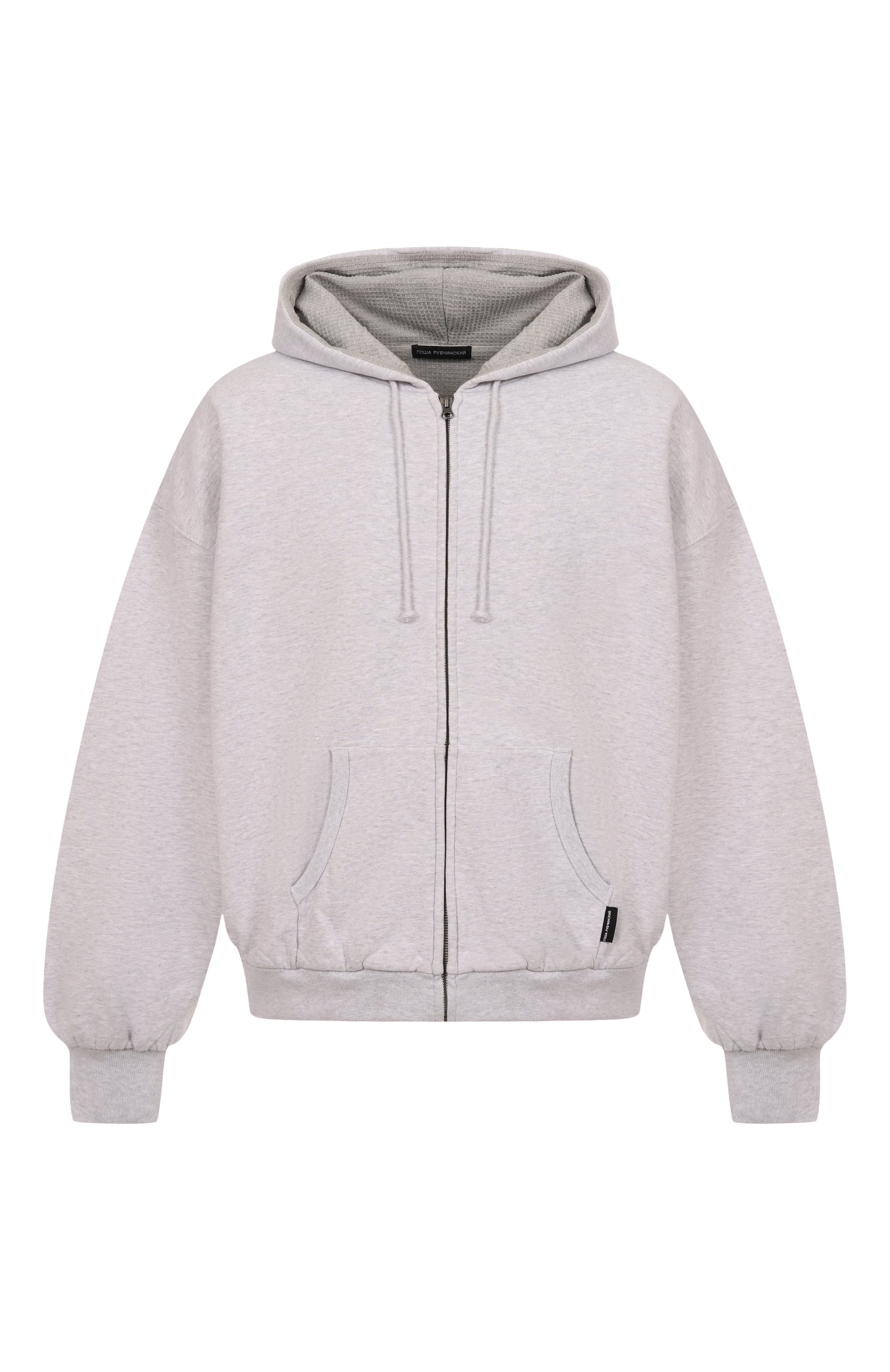 Хлопковая толстовка ГОША РУБЧИНСКИЙ, арт. HD_1401_GREY_MELANGE, фото 1