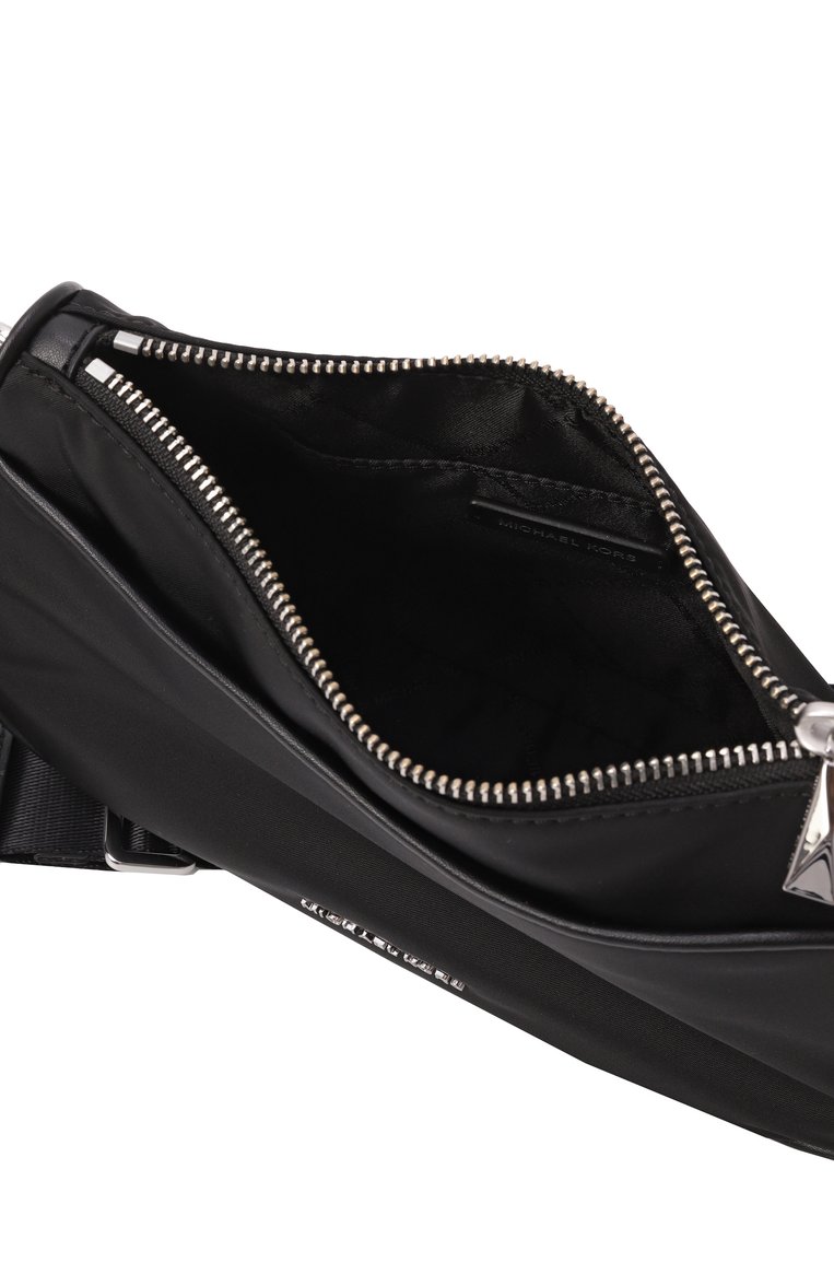 Женская сумка jet set medium MICHAEL MICHAEL KORS черного цвета, арт. 32R3SJ6C8C | Фото 5 (Материал: Текстиль; Ремень/цепочка: На ремешке; Размер: medium)
