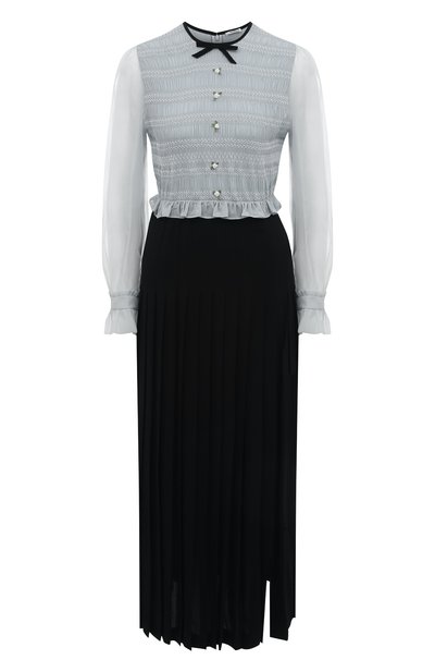 Женское платье из вискозы и шелка MIU MIU, арт. MF4055-1HXH-F0H5U