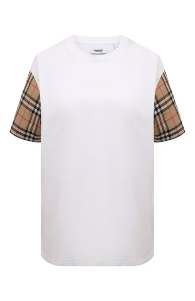 Женская хлопковая футболка BURBERRY, арт. 8042716