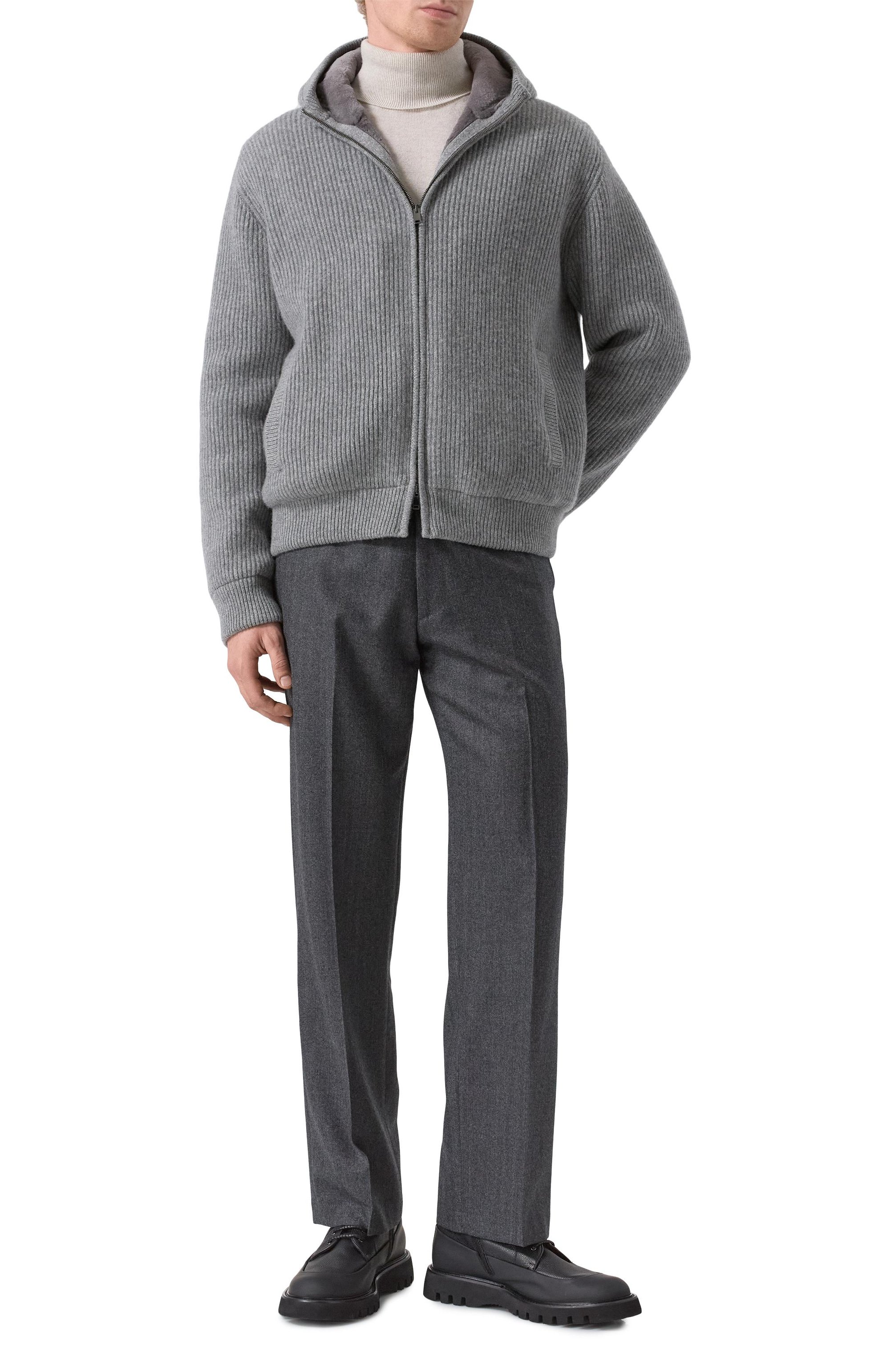 Кашемировый бомбер с подкладкой из норки MVST, арт. FTXTRECK-ES3625-2V/TR-ES3625, фото 2