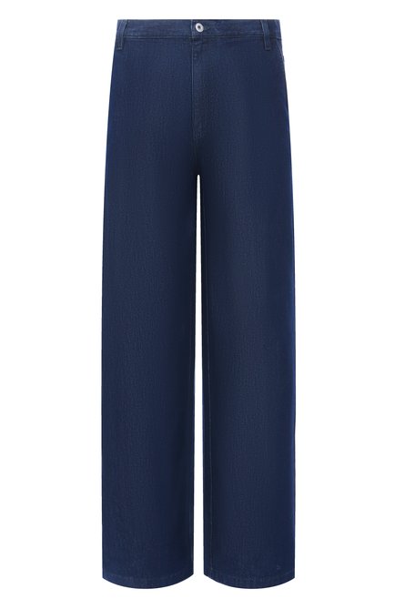 Мужские джинсы EMPORIO ARMANI темно-синего цвета, арт. EM001673/AF15210 | Фото 1 (Длина (брюки, джинсы): Стандартные; Драгоценные камни: Проставлено; Материал внешний: Хлопок; Материал сплава: Проставлено)
