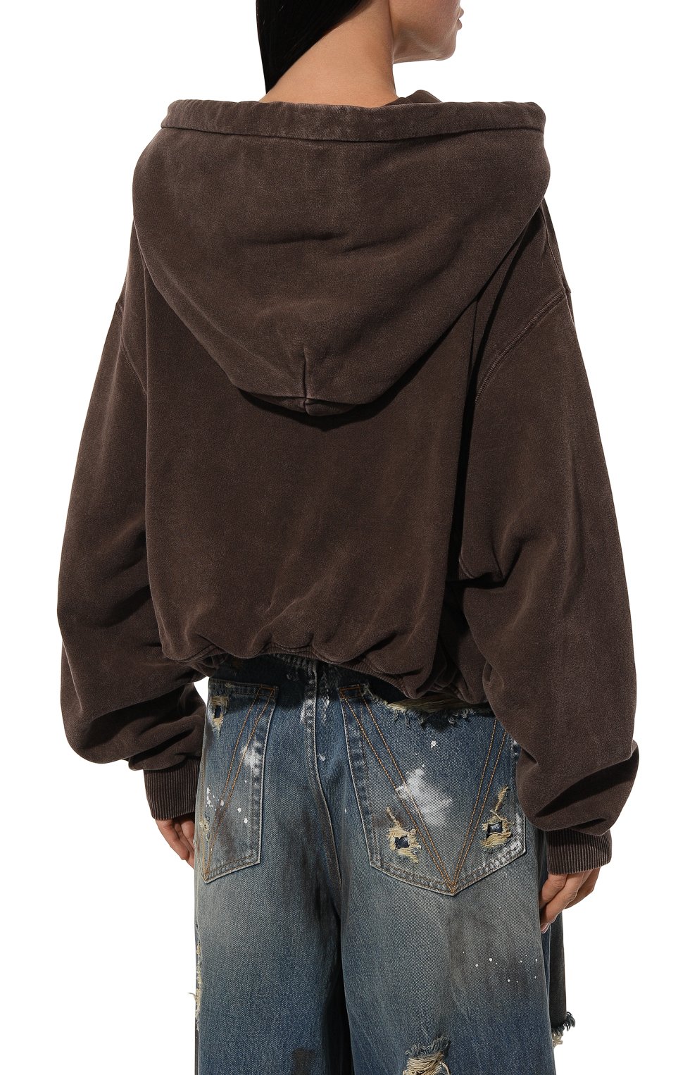 Хлопковое худи R13, арт. R13WK215-001AX, фото 4